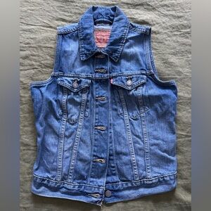 Levi's Classic Blue Denim Vest